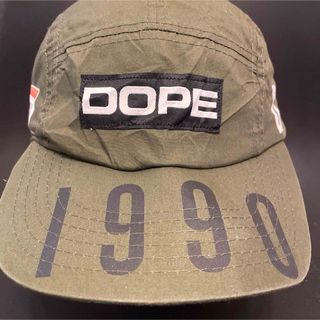 メニードープ(manydope)の『US古着』DOPE "USA" ストラップバックキャップ / ウィート(キャップ)