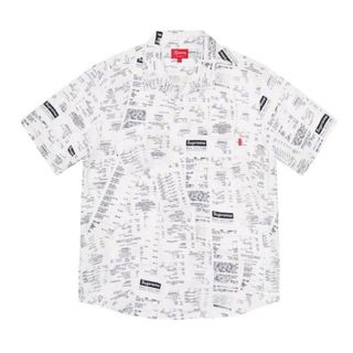 シュプリーム(Supreme)のSupreme Receipts Rayon S/S Shirt(シャツ)