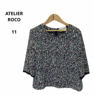 美品 ATELIER ROCO アトリエロコ シャツ ブラウス 日本製 11(シャツ/ブラウス(長袖/七分))