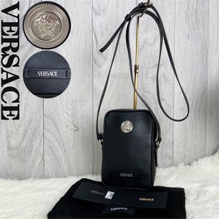 VERSACE - 極美品♡VERSACE ヴェルサーチ メデューサ カーフレザー ショルダーバッグ