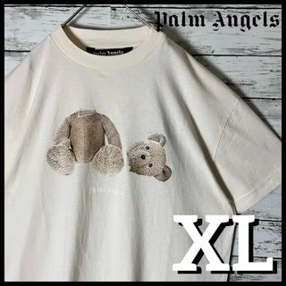 パームエンジェルス(PALM ANGELS)の【新品タグ付】パームエンジェルス キルザベアー バックアーチロゴ Tシャツ(Tシャツ/カットソー(半袖/袖なし))