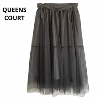 美品 QUEENS COURT クイーンズコート スカート 4 大き目