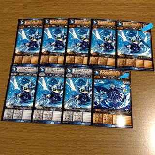 コナミ(KONAMI)のオレカバトル　カード　水属性　水の戦士フロウ　流水の騎士フロウ　９枚セット(シングルカード)