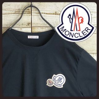 MONCLER モンクレール tシャツ ダブル刺繍 ロゴ入り 美品