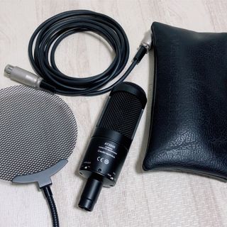 オーディオテクニカ(audio-technica)の【美品】AT2035 コンデンサーマイクセット(マイク)