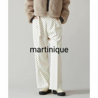 martinique - 【新品タグ付き】martinique 2タックパンツ ドット柄