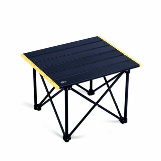 【サイズ:Small_色:ブラック】iClimb アウトドア テーブル 超軽量 (テーブル/チェア)