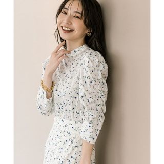 La boutique BonBon - 新品 ＊ ラブティックボンボン　リバティプリントパワショルブラウス