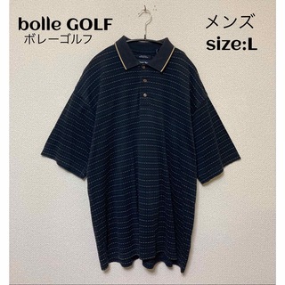 bolle GOLF ボレーゴルフ ポロシャツ USA輸入古着 L(ポロシャツ)