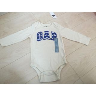 ギャップ(GAP)の新品 GAP 70 ロンパース 白 男の子 女の子(ロンパース)