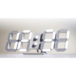 デジタル時計 LED 壁掛け 置き時計 明るさ自動感応 3D LED CLOCK(置時計)