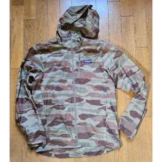 パタゴニア(patagonia)のPatagonia フーディニジャケット　迷彩柄　Sサイズ(ナイロンジャケット)