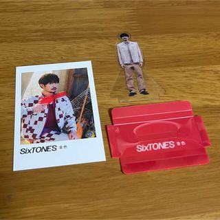 ストーンズ(SixTONES)のSixTONES ジェシー 音色 キャラスタンド ポラロイド風カード セット(アイドルグッズ)