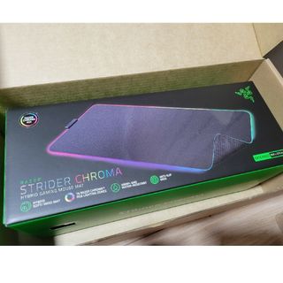 レイザー(Razer)の[未使用品]Razer strider chroma(ゲーミングマウスパッド)(PC周辺機器)