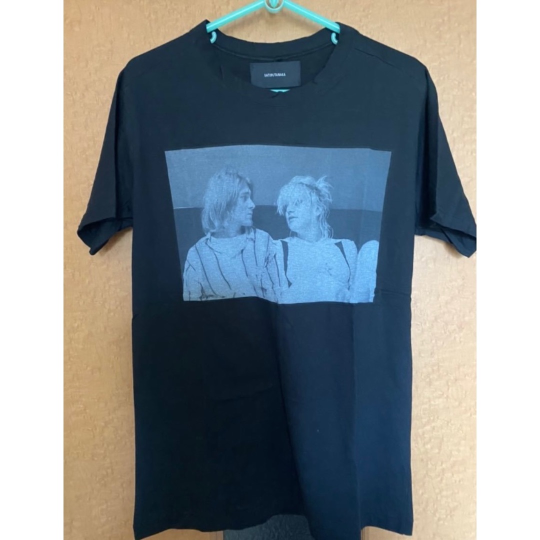 SATORU TANAKA - サトルタナカ☆カートコバーン＆コートニーラブ☆フォトプリントTシャツ！