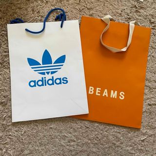 ビームス(BEAMS)のadidas，beams（大・小）紙袋(ショップ袋)