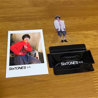 SixTONES - SixTONES 松村北斗 音色 キャラスタンド ポラロイド風カード セット