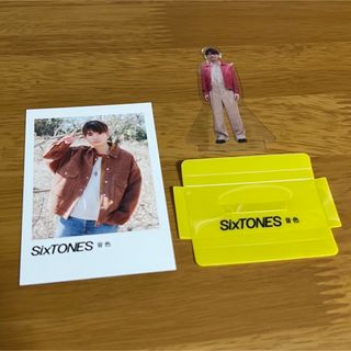 ストーンズ(SixTONES)のSixTONES 髙地優吾 音色 キャラスタンド ポラロイド風カード セット(アイドルグッズ)