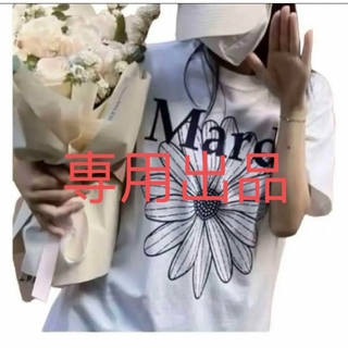 韓国 Mardi Mercrediマルディメクルディ Tシャツ　ホワイトブラック(Tシャツ(半袖/袖なし))