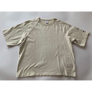 Champion - Champion米国製T1011 半袖ラグランスリーブTシャツ XL アイボリー