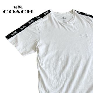 COACH - 希少★COACH HORSE AND CARRIAGE TAPE T-SHIRT