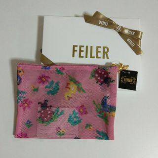 FEILER - フェイラー　ハイジ　メッシュポーチ　ピンク