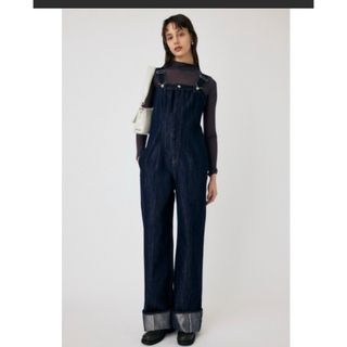 moussy - moussy 【GLITTER DENIM ALL IN ONE】サロペット 