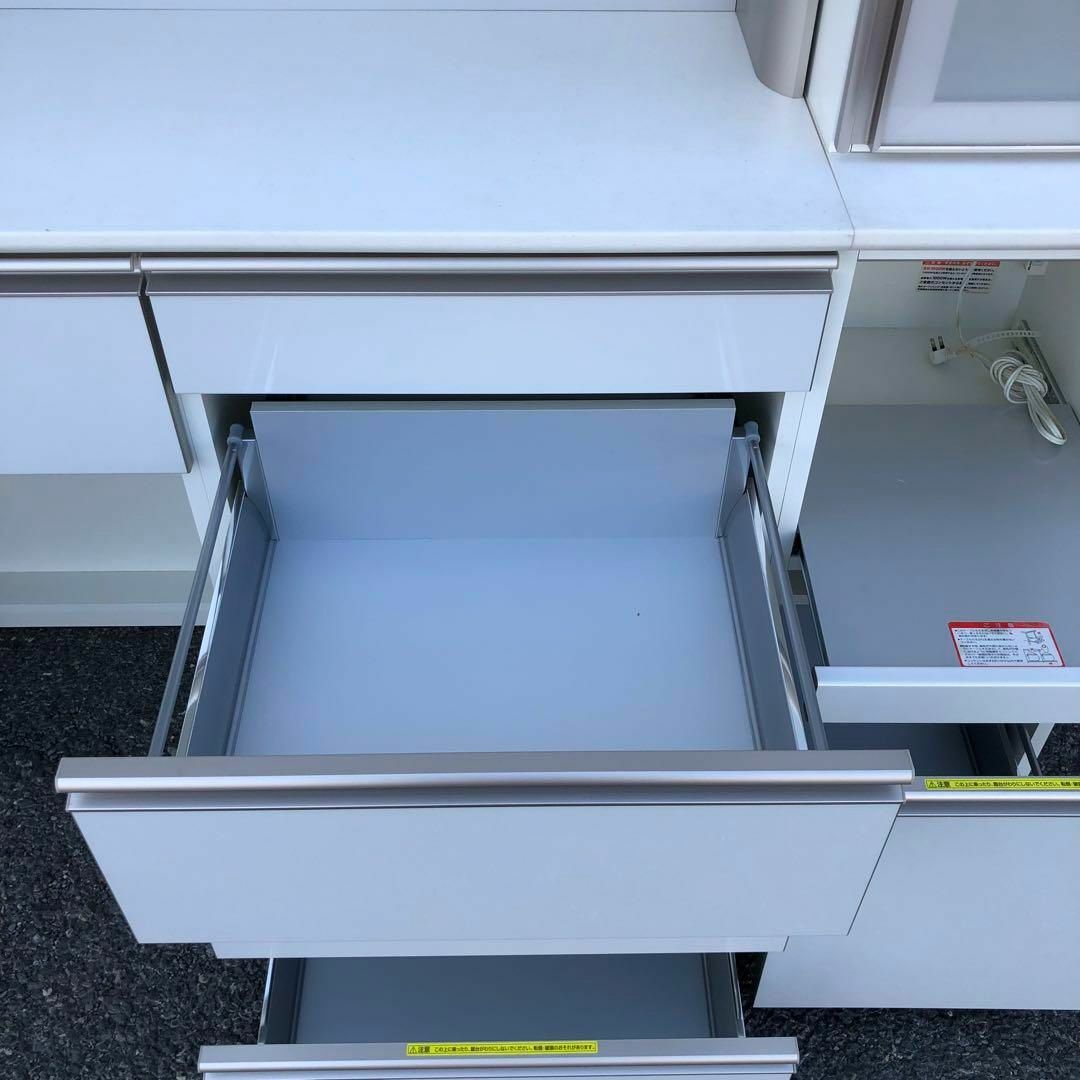 綾野製作所 AYANO 食器棚 ホワイト 全収納ソフトクローズ付き 綾野製作所 AYANO 食器棚 ホワイト 全収納ソフトクローズ付き