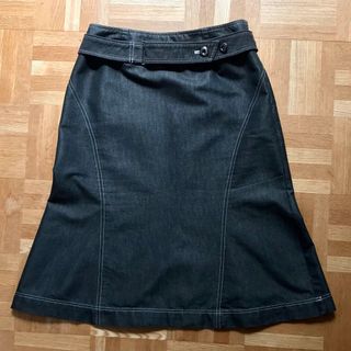 黒デニムスカート★中古品