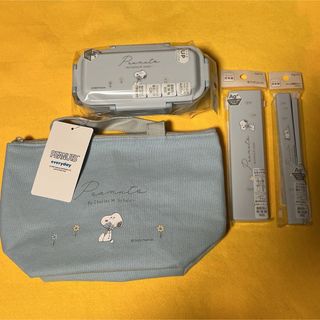 SNOOPY - 最終値下げ　スヌーピー　弁当箱など４点セット