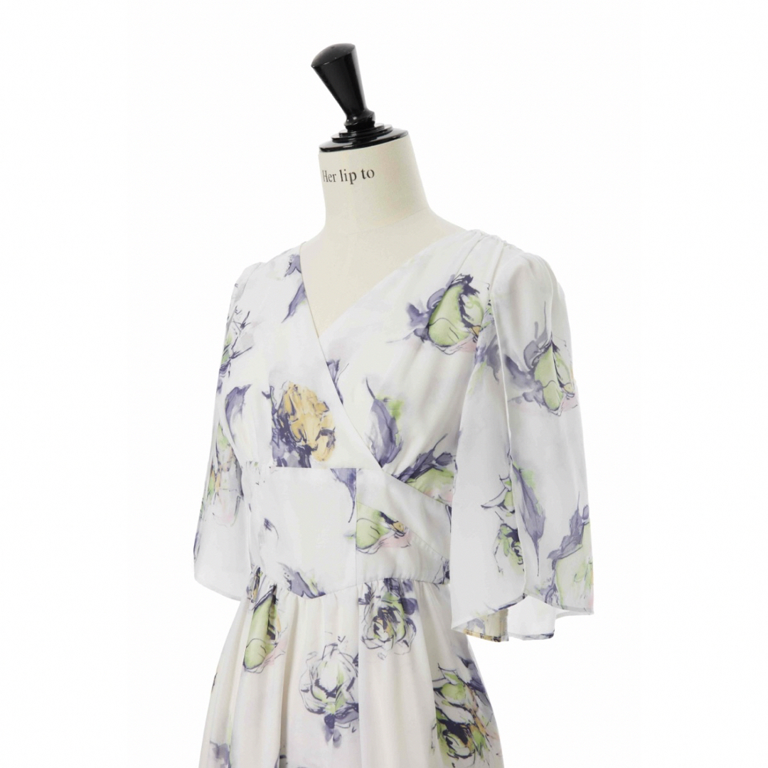 Herlipto Rose Bouquet Dress ロングワンピース/マキシワンピース Herlipto Rose Bouquet Dress ロングワンピース/マキシワンピース