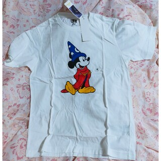 ディズニー　ミッキーマウス　ファンタジア　グラフィック Tシャツ ユニクロ　М(Tシャツ/カットソー(半袖/袖なし))