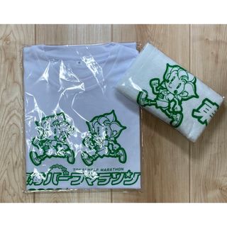 【未使用】東海ハーフマラソン Tシャツ(M)&タオルセット(Tシャツ/カットソー(半袖/袖なし))