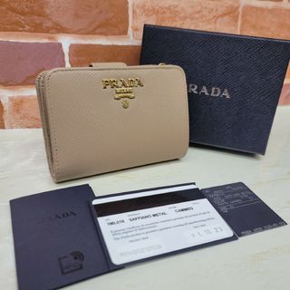 プラダ(PRADA)のPRADA☆鑑定済☆サフィアーノ 1ML018 CAMMEO プラダ財布(財布)