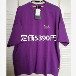 メンズ　Tシャツ　紫　Lサイズ(Tシャツ/カットソー(半袖/袖なし))