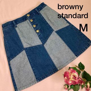 BROWNY - BROWNY STANDARD ブラウニースタンダード デニムスカート Mサイズ