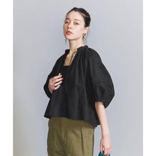 BEAUTY&YOUTH UNITED ARROWS - BEAUTY&YOUTH UNITED ARROWS 麻コットンドビー Vネック