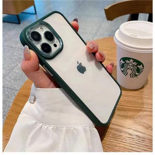 iPhone14 アイフォン スマホケース カバー スマホアクセサリー グリーン(iPhoneケース)