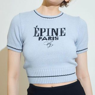 エピヌ(épine)のepine ÉPINE PARIS summer knit blue(ニット/セーター)