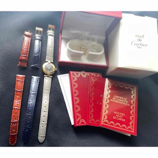 Cartier - Cartier カルティエ　時計　マストコリゼ　ヴェルメイユ　ギャランティ付