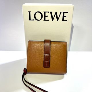 LOEWE - ロエベ　財布　コンパクトジップウォレット　ブラウン　アナグラム 