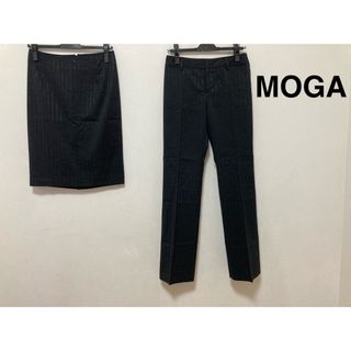 MOGA - MOGA  モガ  スカート＋パンツ S  黒 ストライプ