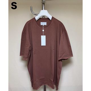 マルタンマルジェラ(Maison Martin Margiela)の新品 S マルジェラ 22aw ガーメントダイ Tシャツ ブラウン 4663(Tシャツ/カットソー(半袖/袖なし))