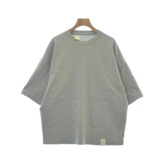 エヌハリウッド(N.HOOLYWOOD)のN.HOOLYWOOD Tシャツ・カットソー 38(M位) グレーx白 【古着】【中古】(Tシャツ/カットソー(半袖/袖なし))