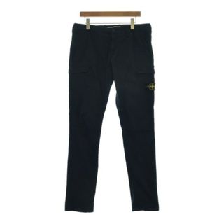 ストーンアイランド(STONE ISLAND)のSTONE ISLAND ストーンアイランド カーゴパンツ 34(XL位) 紺 【古着】【中古】(ワークパンツ/カーゴパンツ)