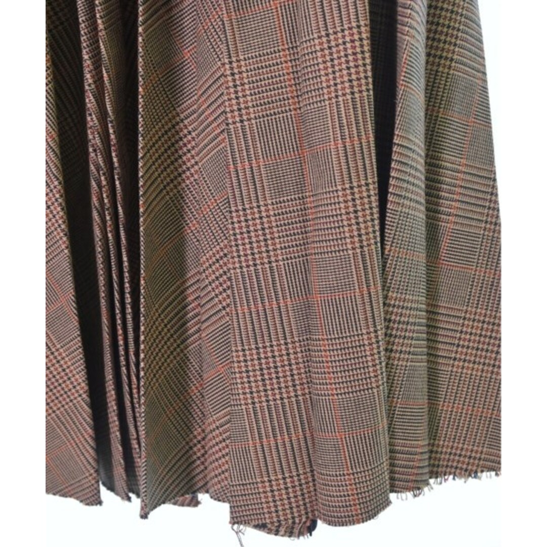 sacai ロング・マキシ丈スカート 1(S位) カーキxベージュ等(総柄) 【古着】【中古】 sacai ロング・マキシ丈スカート 1(S位) カーキxベージュ等(総柄) 【古着】【中古】