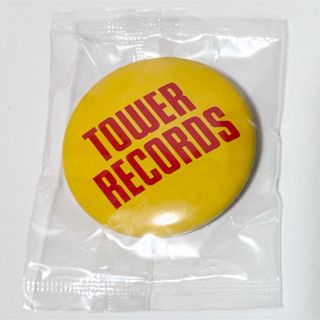 タワーレコード　缶バッジ　タワレコ　TOWER RECORDS YELLOW(キーホルダー)