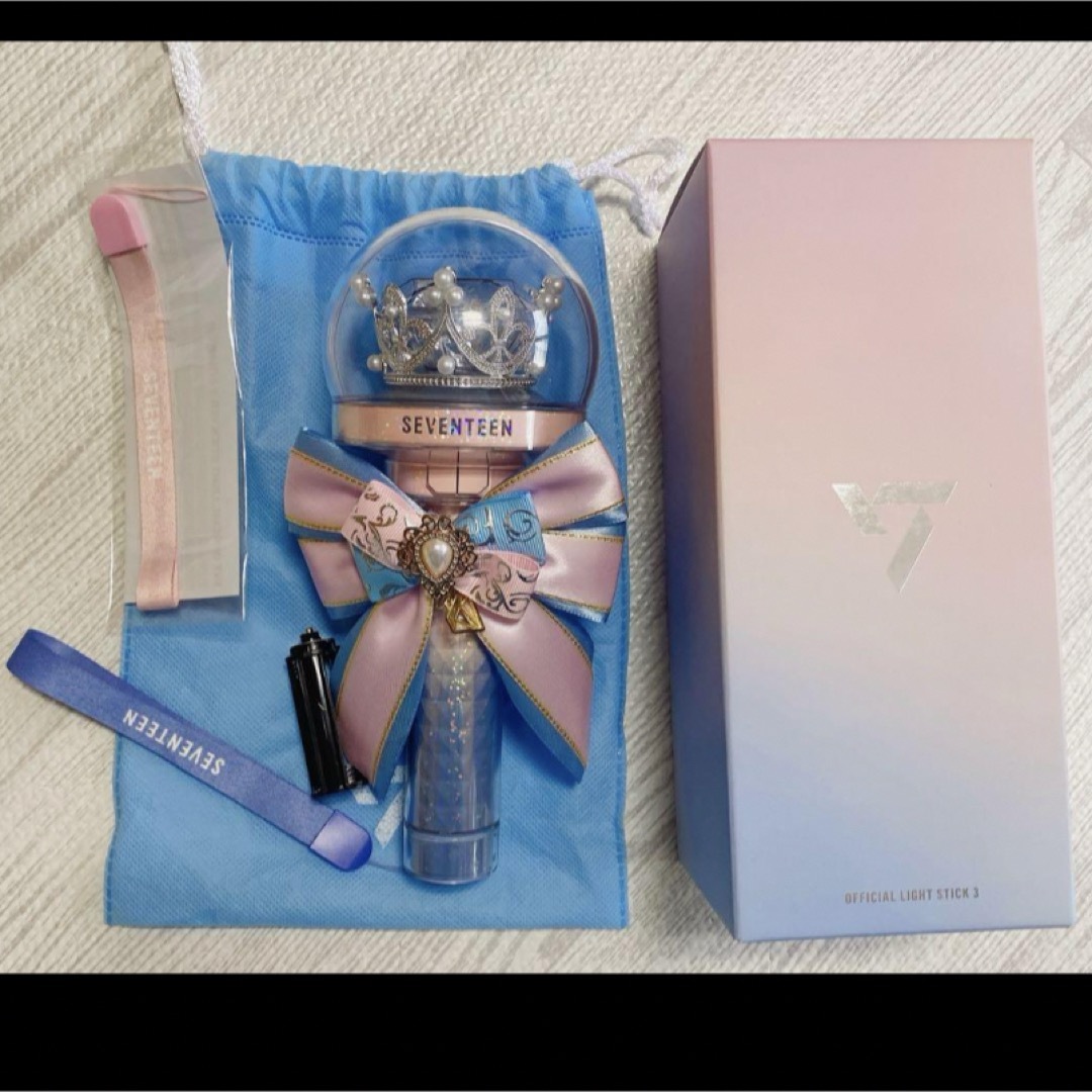 セブチ SEVENTEEN ペンライト Ver3 ペンラ デコ済み カラット棒 セブチ SEVENTEEN ペンライト Ver3 ペンラ デコ済み カラット棒