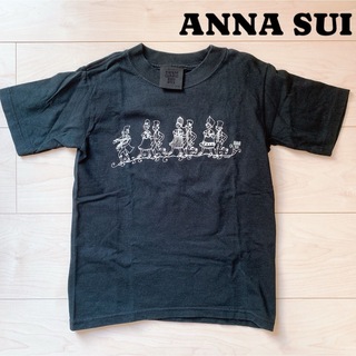 アナスイ(ANNA SUI)のANNA SUI レディース XXS Tシャツ ブラック(Tシャツ(半袖/袖なし))