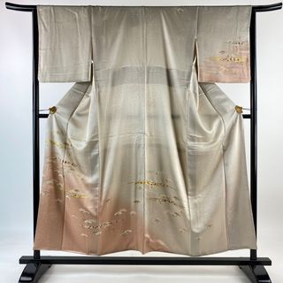 訪問着 身丈154.5cm 裄丈64.5cm 正絹 秀品 【中古】(着物)